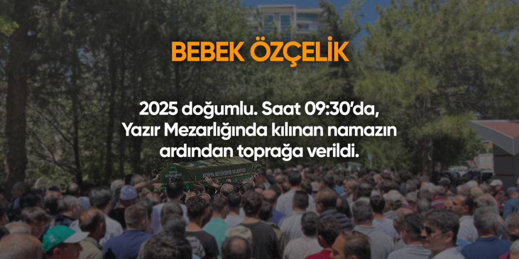 Konya'da bugün vefat edenler | 26 Haziran 2025 7